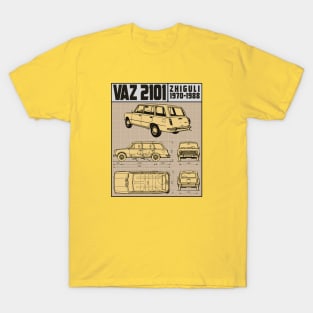 VAZ-2101 ZHIGULI LADA CAR T-Shirt